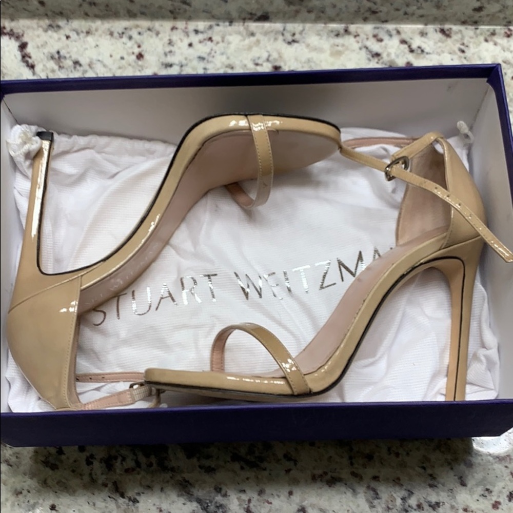 Stuart Weitzman Nudist heel in nude